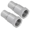 2Pcs Oxygen Sensor Adapter Welding Plug Engine Auxiliary with Filter