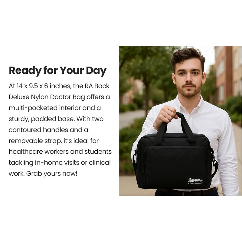 R.A. BÖCK DIAGNOSTICS RA Bock Deluxe Nylon Doctor Bag