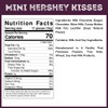 WinCrest Mini Unwrapped Hershey Kisses - 1.5 Lb Tub