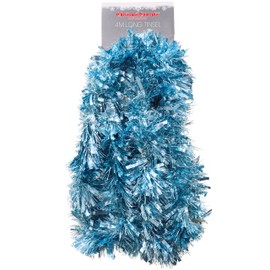 Christmas Concepts® 4m Metre Chunky/Fine Christmas Tinsel - Christmas Decoration Tinsel (ICE BLUE)