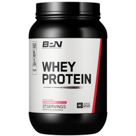 BARE PERFORMANCE NUTRITION BARE PERFORMANCE NUTRITION, BPN Whey Protein Powder, Whey Protein Concentrate, Native Micellar Casein, Amazing Mixability, Strawberry