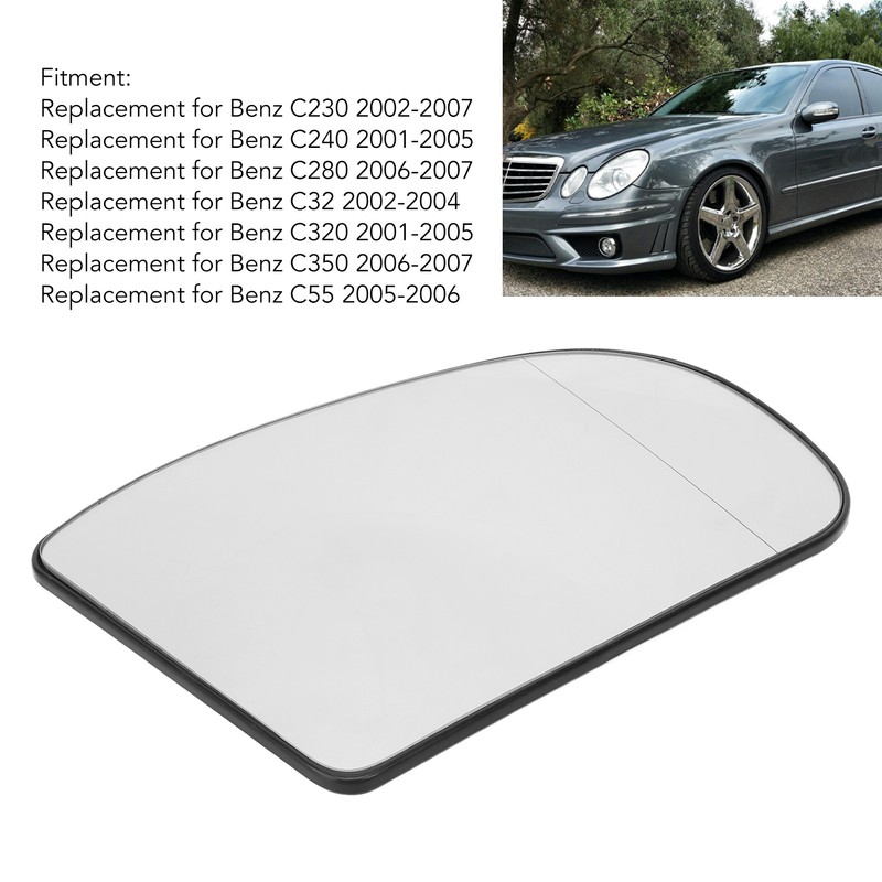 Heated Wing Mirror Glass with Backing Clear Visibility Replacement for