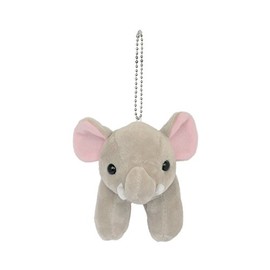 Aqua Plush Safari Anywhere and Friends Keychain Elephant 00080087