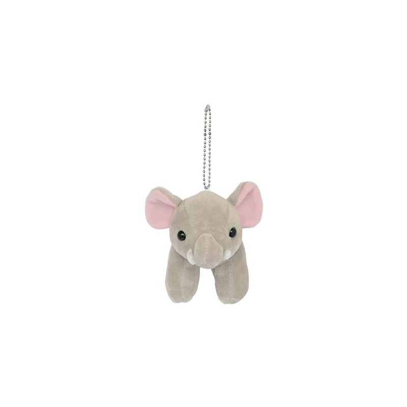 Aqua Plush Safari Anywhere and Friends Keychain Elephant 00080087