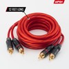 Install Link Audio Cable RCA for Subwoofer or Stereo Cable,