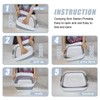 Collapsible Dish Basin 2.4Gal/9L, Foldable Sink with Drain Plug &