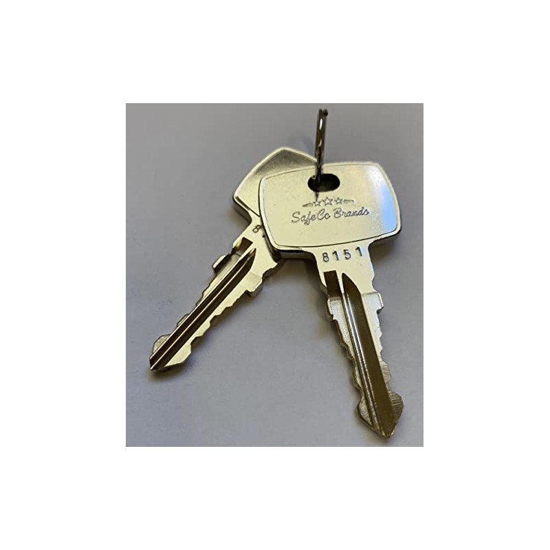 Replacement Keys for Tennant & Nobles Floor Scrubbers 2-Keys SafeCo