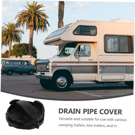 DOITOOL Sewer Cap Hose Connection Durable Rv Sewer Cap Cover for Camper Prevents Leaks Odor Debris Material for Protection