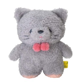 SUNLEMON Fluffy Tatton, Plush Toy, (Small), Cat, Gray