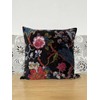 Alia Enterprises Velvet Floral Flower Throw Pillow Cover, Couch Bohemian