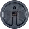 Bernhard Products Black Wall Clock, Large 13-Inch Silent Non Ticking