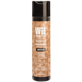 Watercolors Intense Metallic Color Depositing Shampoo, Semi Permanent Hair Color 8.5 oz - BRONZE
