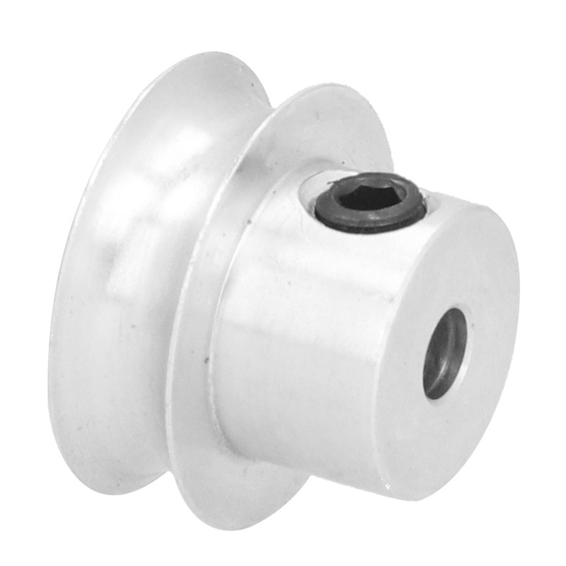 5 Pack Screw Fixed Round Pulley Durable VShaped Pulley with