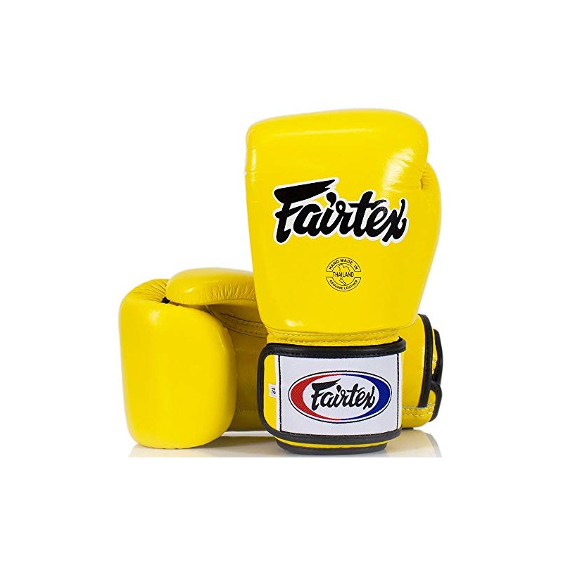 Fairtex Boxing Gloves BGV1 Yellow Size 12 Oz
