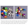 WILLBOND 24 Pieces Flexible Key Covers to Easily Recognize Your