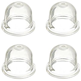 Uorimy 4-Pack 0057003 0057004 Transparent Carburetor Large Primer Bulb Replacement for Zama Echo Stihl Homelite Robi Pouland 0058001 12538108660 561635001 A01195A (22mm)