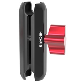 Mechrig Double Socket Arm, Aluminum Alloy Extension Medium Arm Compatible with RAM Mount B Size Ball Head Components & Motorcycle/Ebike/Bike/Car Phone Stand Mount,3.54" Length,78019