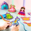 Zonon 8 Pieces Kids Lacing Cards Sewing Cards in 8