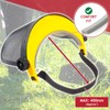 Spares2go Full Face Protective Shield Strimming Trimming Chainsaw Garden Metal
