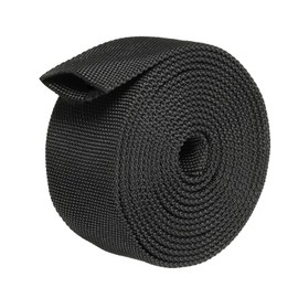 LUMLLSAJI Winch Rope Protector - Protect Sleeve with Buckle Cables Cover Ropes for Welding Tig Hoses Wide Cables Computer - Nylon - 1.2" Dia - Black