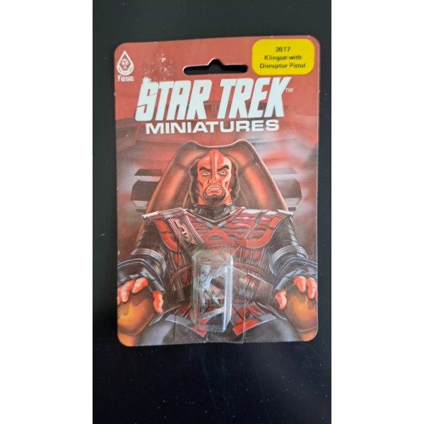FASA tin/lead alloy Star Trek Figurine 2617 Klingon Officer w/Disruptor