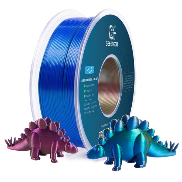 Geeetech 3in1 GEEETECH 3D Printer Filament Silk PLA 1KG Tricolor
