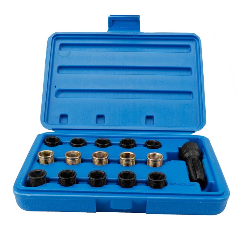 Spark Plug Thread Repair Kit Efficiently Clean Rethread Tools for