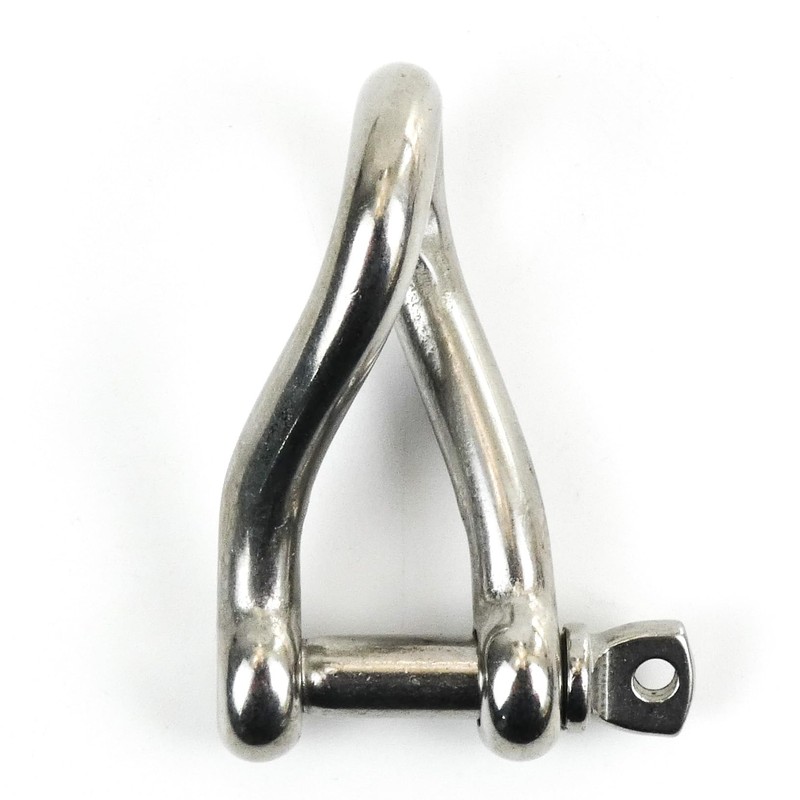 DAUMLINK® Aisi 316 A4 Round Shackles Twisted Material Stainless Steel