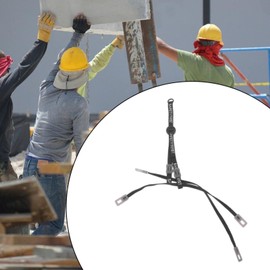 perfeclan Protective Helmet Chin Strap Helmet Chin Strap Easy Installation Soft Builder Helmet Accessories Helmet Chin Strap Black