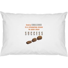 2 x 'Journey of Stepping Stones' Cotton Pillow Cases (PW00036704)