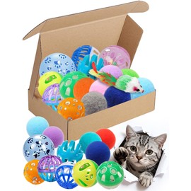 HEUHAI 15-Piece Cat Toy Set for Kittens and Indoor Cats (1.5'' - 2.2'')