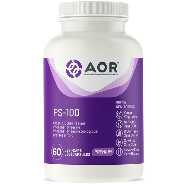AOR PS-100, 100mg, 120 Capsules (New!)