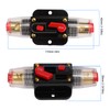 12‑24V Inline Circuit Breaker with Manual Reset Fuse Holder Battery