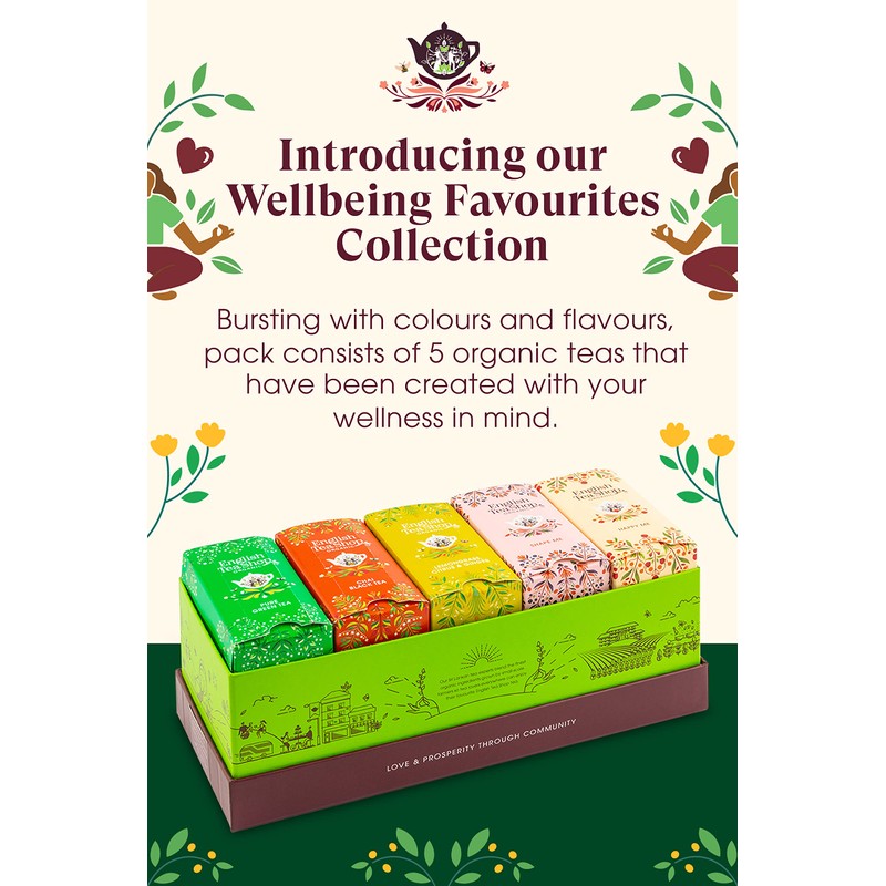 English Tea Shop Organic Wellbeing Favourites - 40 Tea Bag