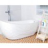 TFY 5 Pack Large Bathtub Disposable Covers for Saloon, Hotel,