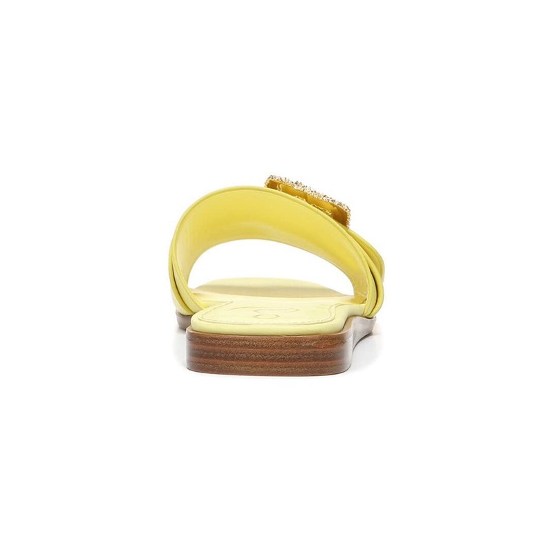 Sam Edelman Inez 3 Leather Sandal, Butter Yellow Leather