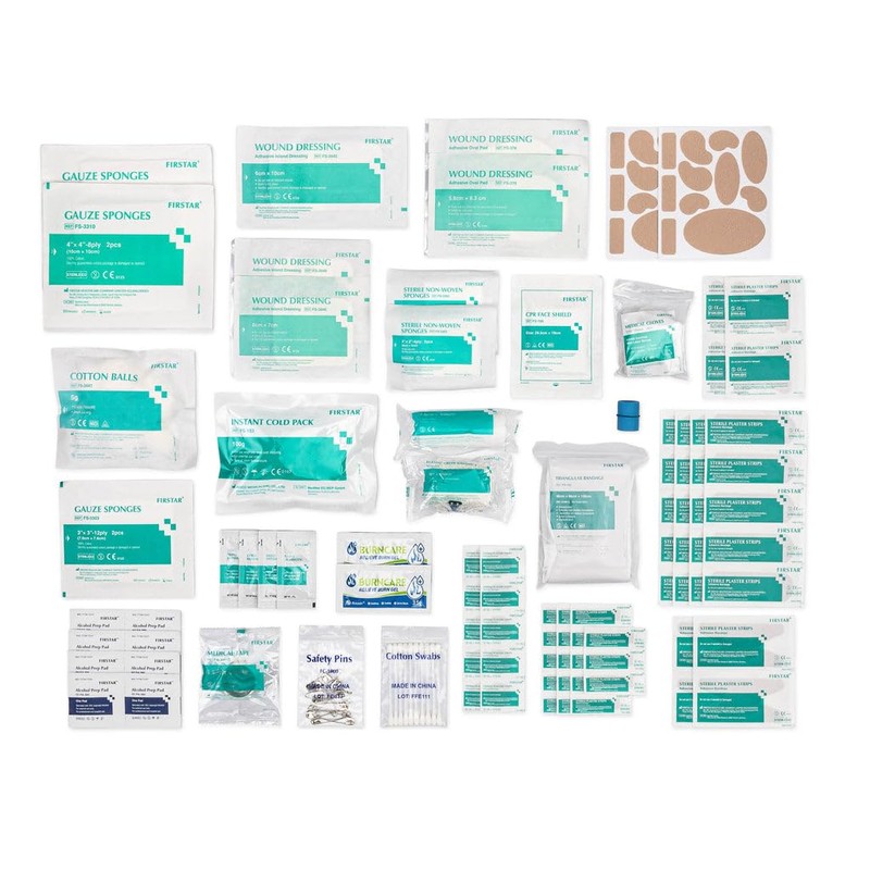 First Aid Kit Refill Supplies - 154 Piece First Aid