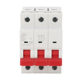 Miniature Circuit Breaker 6KA 3P DIN Rail Mounted Circuit Breaker for Home Office Hotel 400V 6A