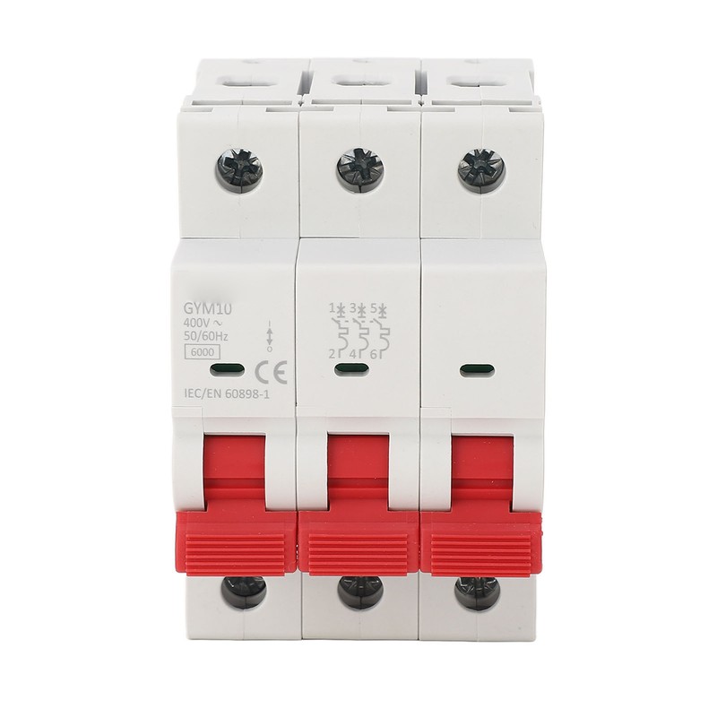 Miniature Circuit Breaker 6KA 3P DIN Rail Mounted Circuit Breaker