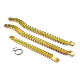 Buzzetti – Kit di leve professionali per smontare pneumatici 2 x 350 mm, 1 x 240 mm.