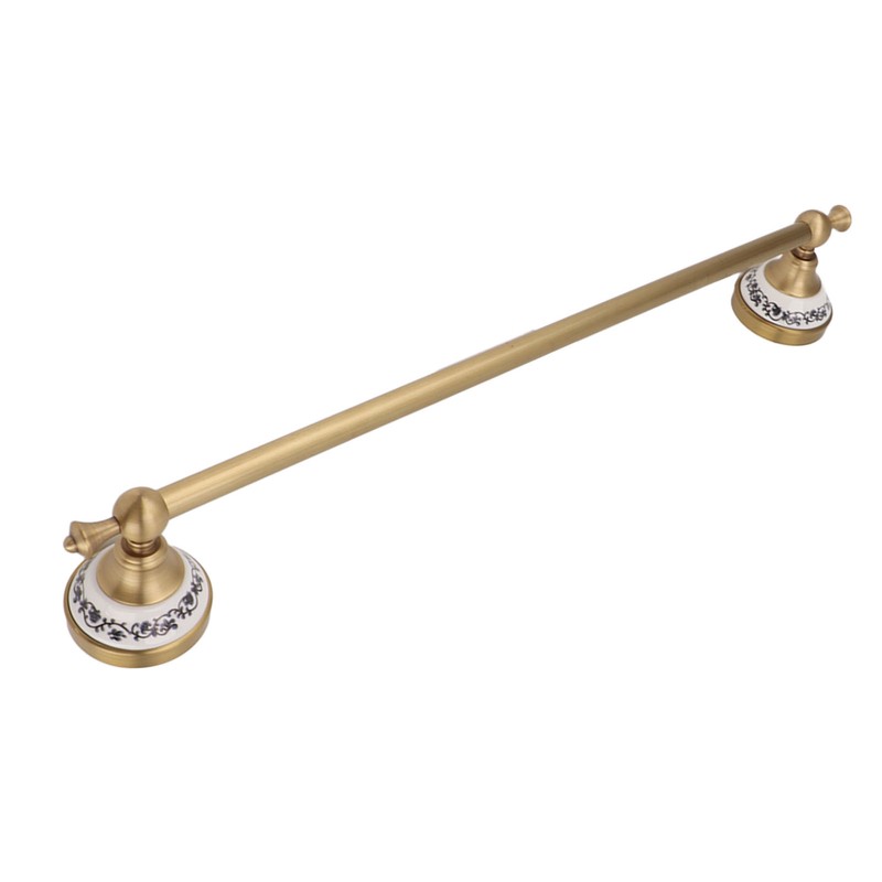 Towel Bar European Style Single Rod Hanging Bath Towel Holder