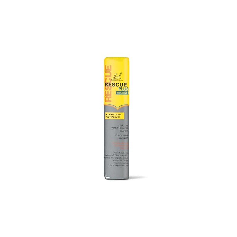 Rescue Plus Clarity & Composure B Vitamin Lozenges, Sugar Free