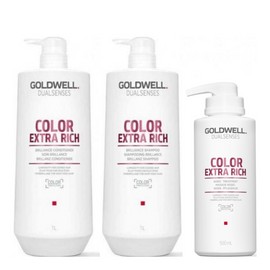 Goldwell Dualsenses Color Extra Rich Big Bottle Trio Bundle