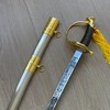 Sword Valley Ceremonial Black-Handled Blade with Stainless Steel Sheath -