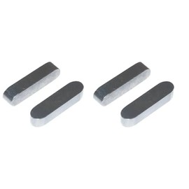 cyclingcolors 4 x Drive Shaft Key Spring Ignition Wedge Crescent Wedge Tractor Lawn Mower Motorbike Moped Scooter 6 x 6 x 50 mm