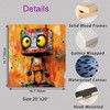 Ypxzzj Vibrant Abstract Robot Wall Art Canvas Print, 20 x