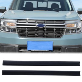 Aunginsy Car Front Bumper Grille Cover Compatible with Ford Maverick 2022-2024 Truck Front Grille Inserts Trim Cover Car Front Face Badge Side Strip Front Grill Clip-in Grille Guard Cover Accessories