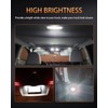 MEALAM White LED Bulbs Package Kit Compatible with 2006-2012 2013