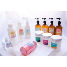 Stylish Waterproof Label Sticker for Refill Bottles, 12 Types in Total (Shampoo, Conditioner, Treatment, Body Soap, Bath Salt, Hand Soap, Etc), Home Time, Large Cleaning, Bottle Replacement