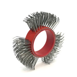 Abrasive Wire Wheel Belt/Coarse Replacement Brush for Grinder/Metal Blaster Clearing Belts/Bristle Blasting Tool （0.7mm Carbon Spring Steel, 1 PCS）